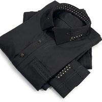 Modern Minimalist: Contrast-Paneled Wash & Wear Kurta Shalwar