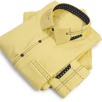 Modern Minimalist: Contrast-Paneled Wash & Wear Kurta Shalwar