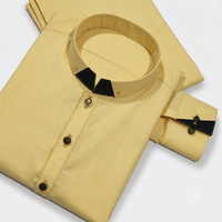 Men's Premium Wash & Wear Kurta Shalwar | Modern Round-Hem