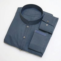 Men's Premium Wash & Wear Kurta Shalwar | Modern Round-Hem
