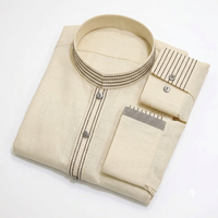 Men's Premium Wash & Wear Kurta Shalwar | Modern Round-Hem
