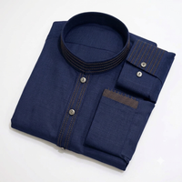 Men's Premium Wash & Wear Kurta Shalwar | Modern Round-Hem